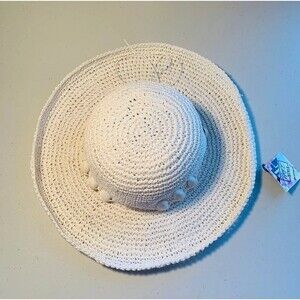 Floppy Hat with Shell Accents